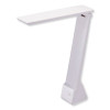 Konnect Rechargeable Folding Led Desk Lamp, 2.52w x 2.13d x 11.02h, Gray/White