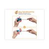 Twist-n-Sharp Pencil Sharpener, One-Hole, 3.5 x 1.25 x 5.5, Randomly Assorted Colors, 3/Box