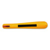 X-Trasafe Cu Safety Utility Knife, Plastic Handle, Yellow, 6/Pack