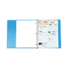 Business Card Binder Pages, For 2 X 3.5 Cards, Clear, 20 Cards/Sheet, 10 Sheets/Pack