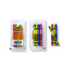 Classic Color Cello Pack Party Favor Crayons, Regular Size, 0.31" x 3.63", 4 Assorted Colors, 4/Pack, 360 Packs/Carton