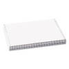 Continuous Feed Computer Paper, 1-Part, 18 Lb Bond Weight, 8.5 x 12, White, 4,000/Carton