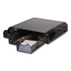 Perch Monitor Stand And Desk Organizer, 13" x 12.5" x 3", Black