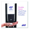 Es10 Dispenser Floor Stand With Automatic Hand Sanitizer Dispenser, 15.56 x 11.75 x 51.82, Graphite