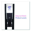 Es10 Dispenser Floor Stand With Automatic Hand Sanitizer Dispenser, 15.56 x 11.75 x 51.82, Graphite