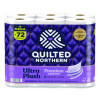 Ultra Plush Bathroom Tissue, Mega Rolls, Septic Safe, 3-Ply, White, 284 Sheets/Roll, 18 Rolls/Carton