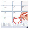Recycled Contempo Desk Pad Calendar, 22 x 17, White/Blue Sheets, Blue Binding, Blue Corners, 12-Month (Jan To Dec): 2026