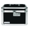 Latching Lid Locking Personal Security Box, 1 Compartment, Combination Lock, 10" x 7.5" x 7.75", Black