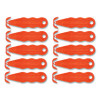 Kurve Blade Plus Safety Cutter, 5.75" Plastic Handle, Orange, 10/Box
