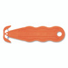 Kurve Blade Plus Safety Cutter, 5.75" Plastic Handle, Orange, 10/Box