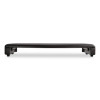 Crt/Lcd Stand With Keyboard Storage, 23" X 13.25" X 3", Black, Supports 80 Lbs