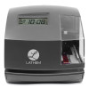 1600E Tru-Align Time Clock And Stamp, Digital Display, Dark Gray