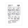 Designer Hooks, Large, Plastic, White, 5 Lb Capacity, 16 Hooks And 24 Strips/Pack