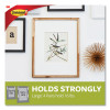 Damage-Free Hanging Picture Hanging Strip Pairs, Holds Up To 3.75 Lb, Large: 0.75" x 3.65", White, 12/Pack