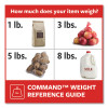 Damage-Free Hanging Picture Hanging Strip Pairs, Holds Up To 3.75 Lb, Large: 0.75" x 3.65", White, 12/Pack