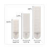 Damage-Free Hanging Picture Hanging Strip Pairs, (8) Large (3.75 Lb), (6) Medium (2.5 Lb), (4) Small (1.25 Lb), White, 18/Pk