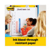 Self-Stick Tabletop Easel Pad With Command Strips, Presentation Format (1.5" Rule), (20) White 20 x 23 Sheets