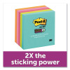 Pads In Supernova Neon Collection Colors, 3" x 3", 90 Sheets/Pad, 5 Pads/Pack