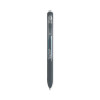 Inkjoy Gel Pen, Retractable, Medium 0.7 Mm, Black Ink, Black/Smoke Barrel, 3/Pack