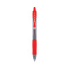 G2 Premium Gel Pen, Retractable, Fine 0.7 Mm, Red Ink, Smoke/Red Barrel, Dozen