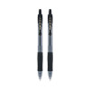 G2 Premium Gel Pen, Retractable, Fine 0.7 Mm, Black Ink, Smoke/Black Barrel, 2/Pack