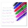 Frixion Ball Erasable Gel Pen, Stick, Extra-Fine 0.5 Mm, Assorted Ink And Barrel Colors, 6/Pack