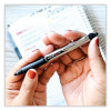 Precise V5Rt Rollerball Pen, Retractable, Extra-Fine 0.5 Mm, Black Ink, Black Barrel, 30/Pack