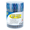 G2 Premium Gel Pen Convenience Pack, Retractable, Bold 1 Mm, Blue Ink, Smoke/Blue Barrel, 36/Pack