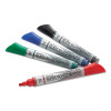 Premium Glass Board Dry Erase Marker, Broad Bullet Tip, Assorted Colors, 4/Pack