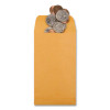 Kraft Coin And Small Parts Envelope, 28 Lb Bond Weight Kraft, #5 1/2, Square Flap, Gummed Closure, 3.13 x 5.5, Brown, 500/Box