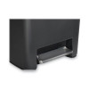 Premier Series Iii Step-On Waste Container, 12.4 Gal, Plastic, Black/Stainless Steel