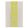 Easy-To-Read Self-Stick Index Tabs, Yellow, 50/Pack