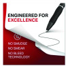 S-Gel High-Performance Gel Pen, Retractable, Medium 0.7 Mm, Black Ink, Black Barrel, 8/Pack
