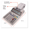El-1750v Two-Color Printing Calculator, Black/Red Print, 2 Lines/Sec
