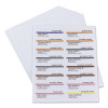 Viewables Hanging Folder Tabs And Labels, Label Pack Refill, 1/3-Cut, Assorted Colors, 3.5" Wide, 160/Pack