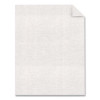 25% Cotton Linen Cover Stock, 65-Lb Cover Weight, 8.5 x 11, Ivory, 100/Pack