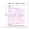 Cms-1500 Health Insurance Claim Form, One-Part (No Copies), 8.5 x 11, 250 Forms Total