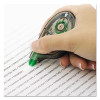 Mono Original Correction Tape, Non-Refillable, 0.17" x 32.83 Ft, White Tape, Translucent Smoke/Green Dispenser