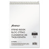 Steno Pads, Tan Cover, Gregg Rule, (60) Green-Tint 6 x 9 Sheets