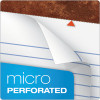 "The Legal Pad" Ruled Perforated Pads, Narrow Rule, (50) White 5 x 8 Sheets, Dozen