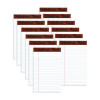 "The Legal Pad" Ruled Perforated Pads, Narrow Rule, (50) White 5 x 8 Sheets, Dozen
