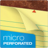 "The Legal Pad" Ruled Perforated Pads, Narrow Rule, (50) Canary Yellow 5 x 8 Sheets, Dozen