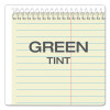 Gregg Steno Pads, Gregg Rule, (80) Green-Tint 6 x 9 Sheets