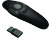 Wireless Usb Presenter With Laser Pointer, Class 2, 50 Ft Range, Black