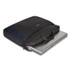 Horizontal Slipcase, Fits Devices Up To 17", Neoprene, 17.25 x 4 x 13, Black/Blue