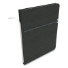 Large Mastery Journal With Pockets, 1-Subject, Narrow Rule, Black/Red Cover, (192) 10 x 8 Sheets