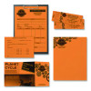 Color Paper, 24 Lb Bond Weight, 8.5 x 14, Cosmic Orange, 500/Ream