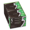 5 Gum, Spearmint Rain, 15 Sticks/Pack, 10 Packs/Box