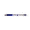 F-301 Ballpoint Pen, Retractable, Fine 0.7 Mm, Blue Ink, Stainless Steel/Blue Barrel, 2/Pack
