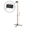 Twist Black Floor Stand For Tablet, Black